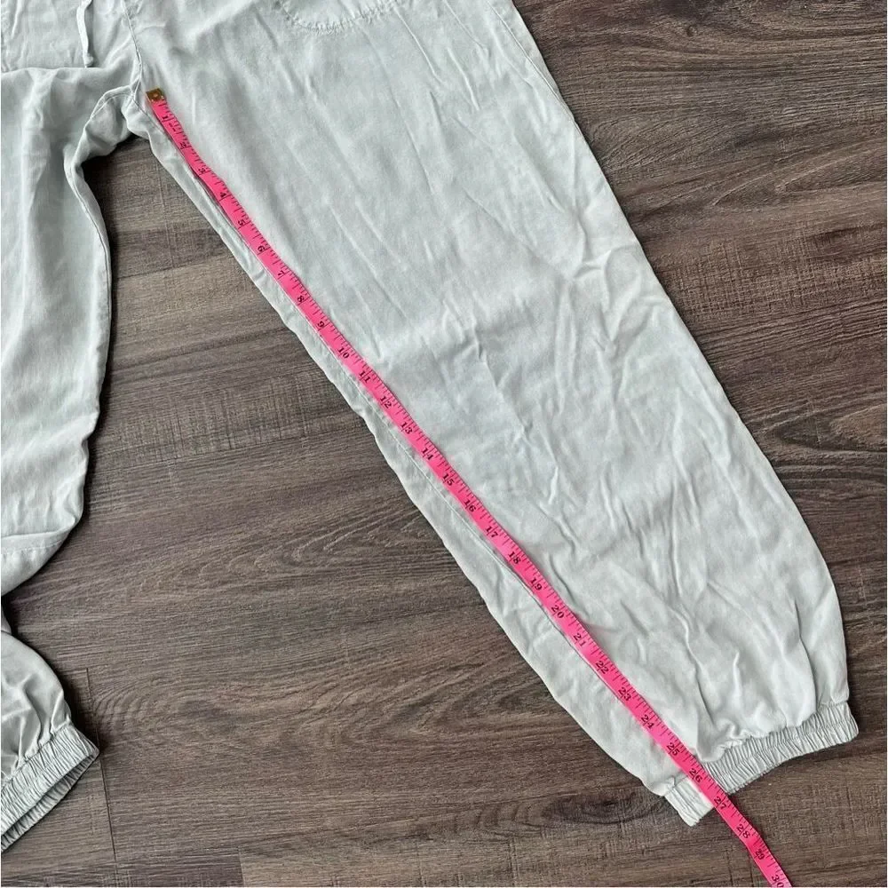 Cloth and Stone Smocked Paperbag Tie Waist Joggers Size M Women’s - Picture 12 of 15